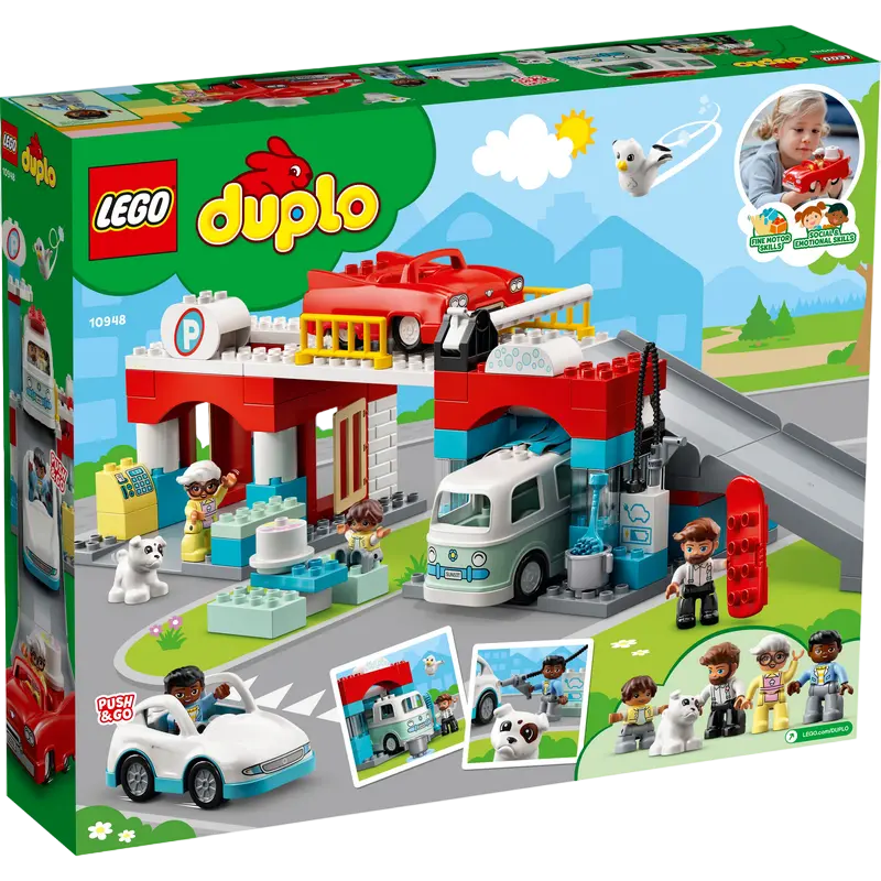 Constructor LEGO Parking Garage and Car Wash Multicolor