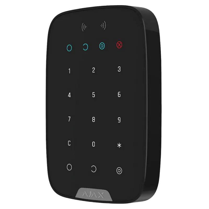 Беспроводная сенсорная клавиатура Ajax KeyPad Черный