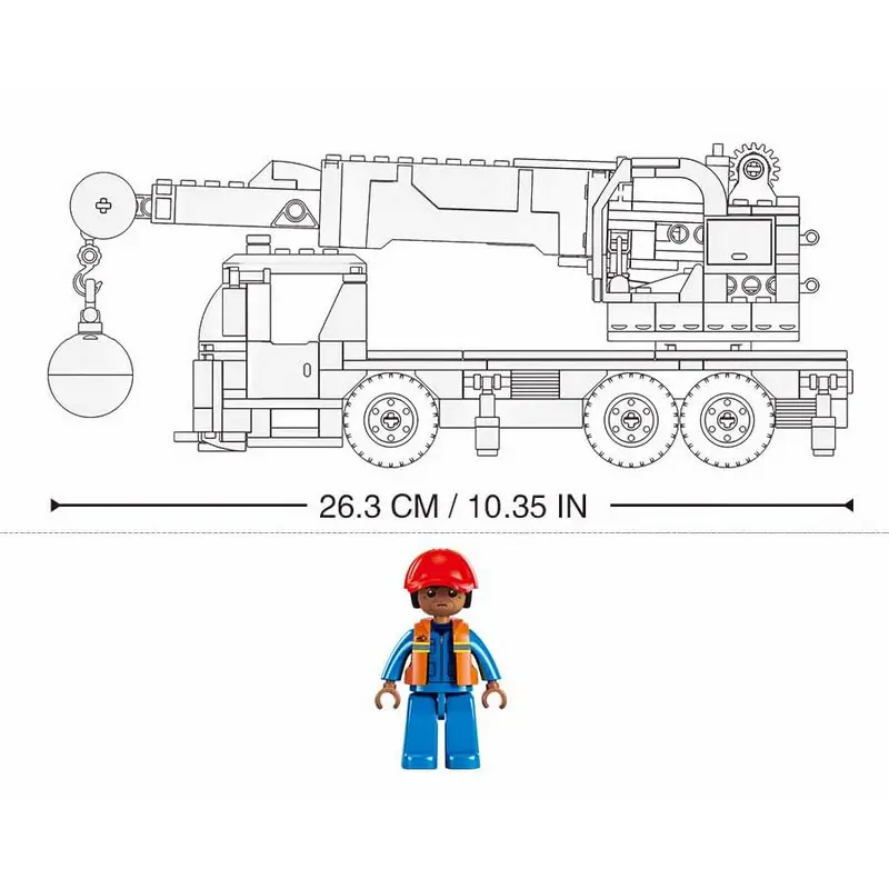 Конструктор Sluban Town - Crane Truck
