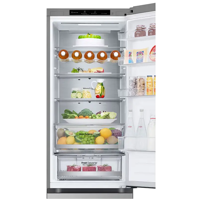 Холодильник LG GBV5240DPY Нержавеющая сталь