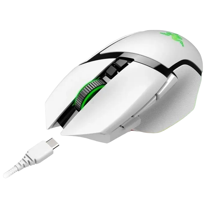 Беcпроводная мышь Razer Basilisk V3 Pro Проводное,Беспроводное Белый
