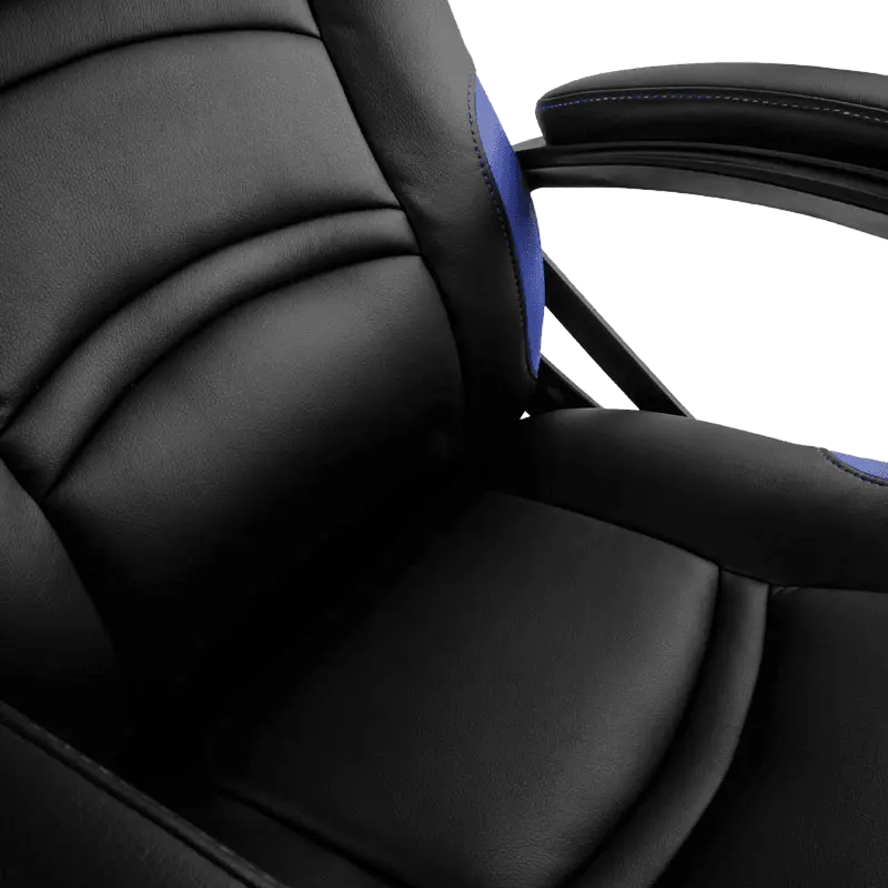 Игровое кресло Gamemax GCR07 Искусственная кожа Черный/Синий