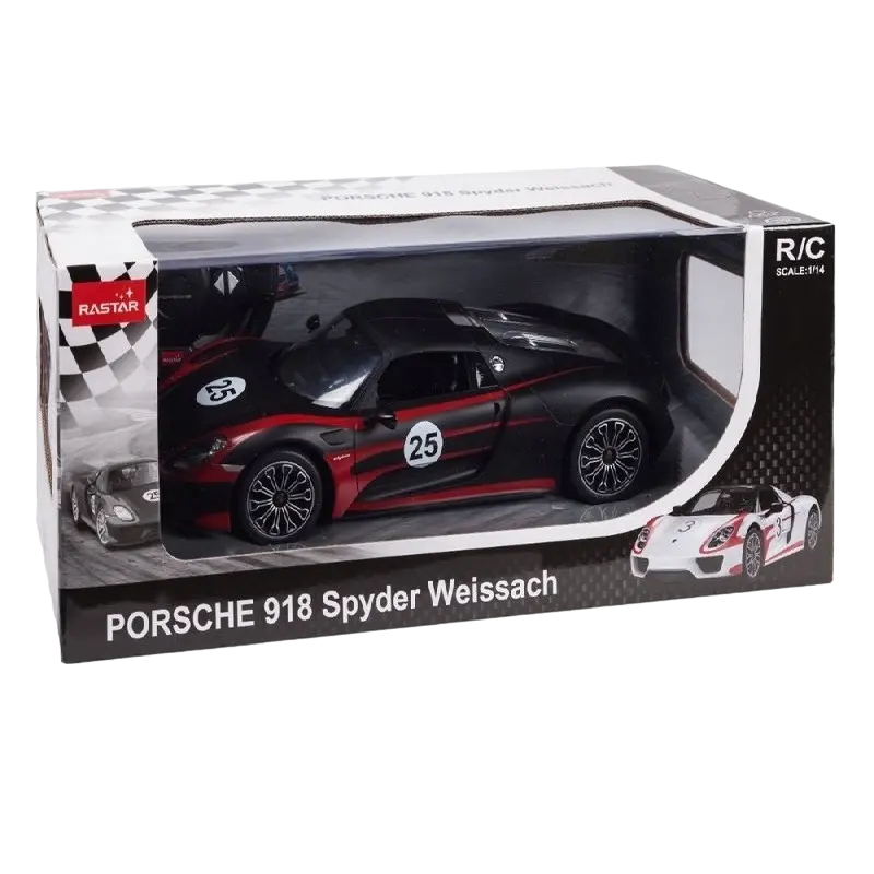 Радиоуправляемая игрушка Rastar PORSCHE 918 Spyder Performance Чёрный