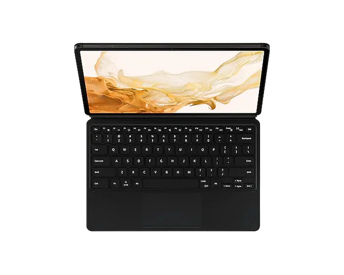 Чехол для планшета Samsung Galaxy Tab S7+ Book Cover Keyboard 12.4" Чёрный