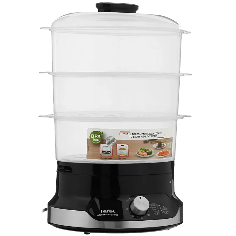 Aparat de gătit cu aburi Tefal VC204810 Negru