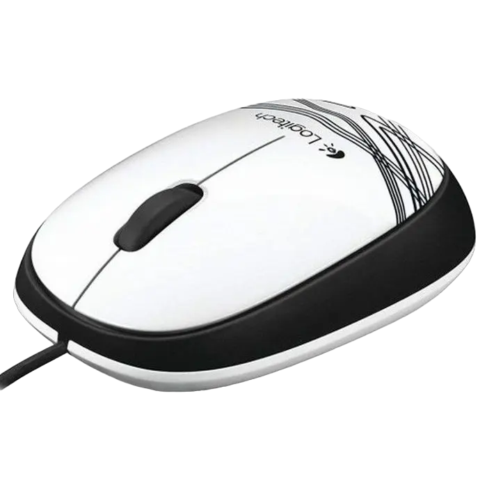 Мышь Logitech M105 Проводное Черный/Белый