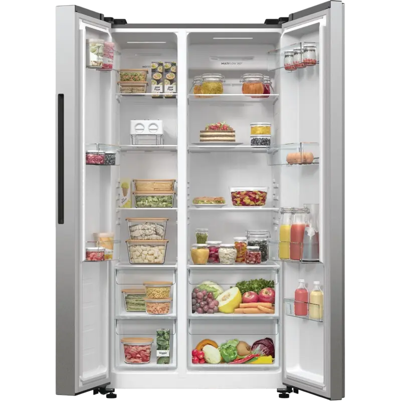 Холодильник Gorenje NRR9185EAXL Нержавеющая сталь