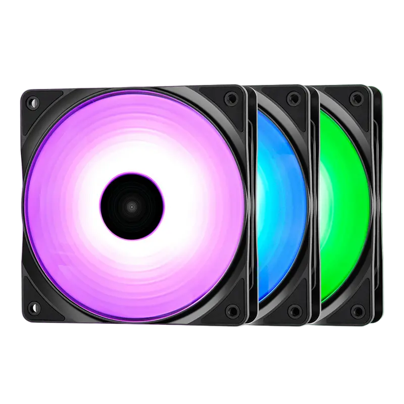 Вентилятор для ПК Deepcool RF 120-3 IN 1 120 мм Черный