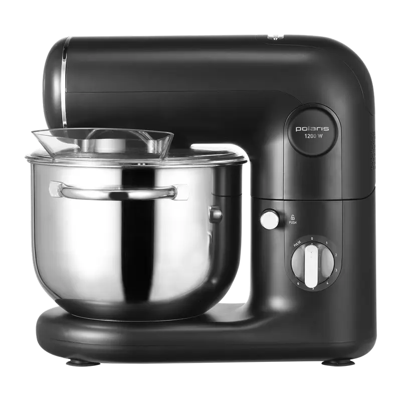 Кухонный комбайн Polaris PKM1206 Чёрный | Серебристый