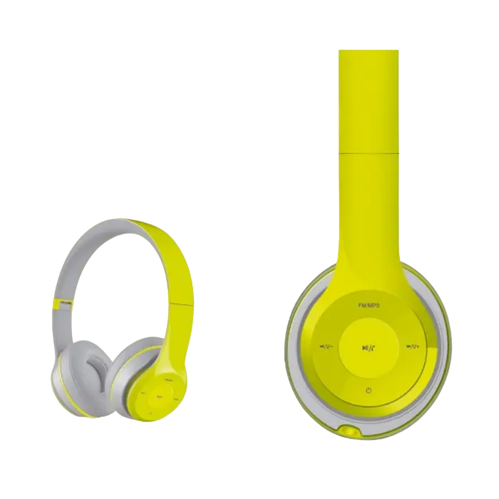 Наушники Platinet FH0915 Серый/Зелёный