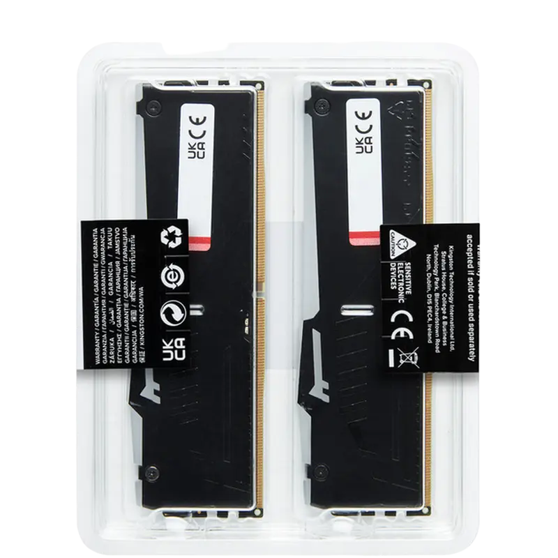 Оперативная память Kingston FURY Beast RGB FURY Beast RGB 32 ГБ Чёрный