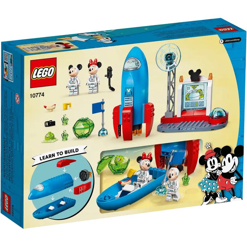 Конструктор LEGO Mickey Mouse & Minnie Mouse's Space Rocket Разноцветный