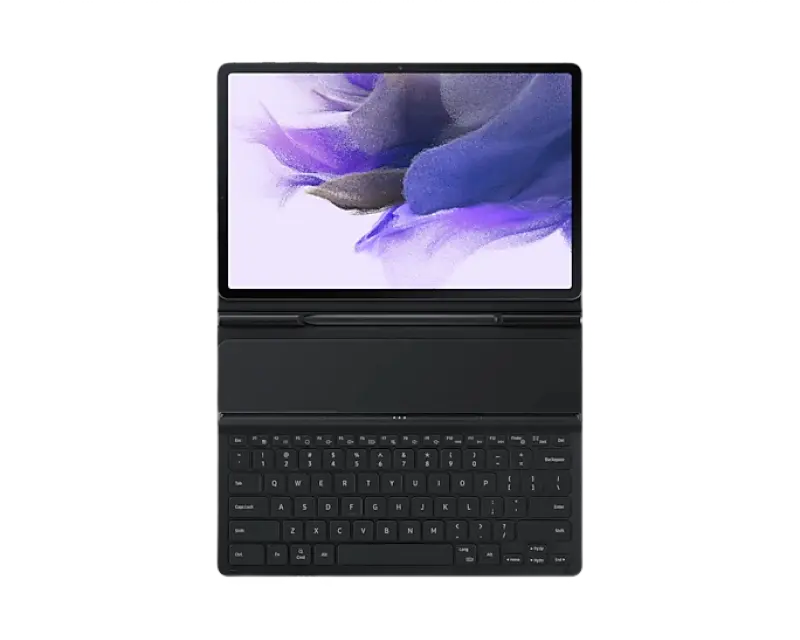 Чехол для планшета Samsung Galaxy Tab S7+ Book Cover Keyboard Slim 12.4" Чёрный