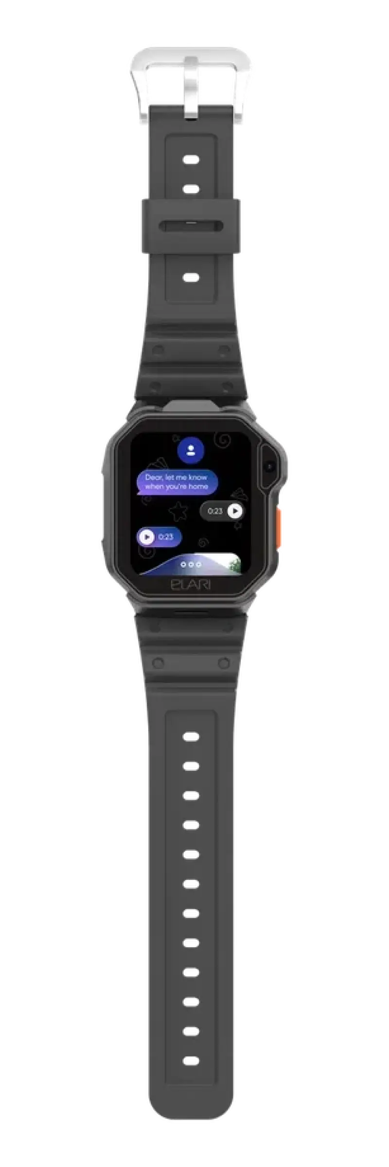 Ceas pentru copii Elari KidPhone Techno 4G Negru