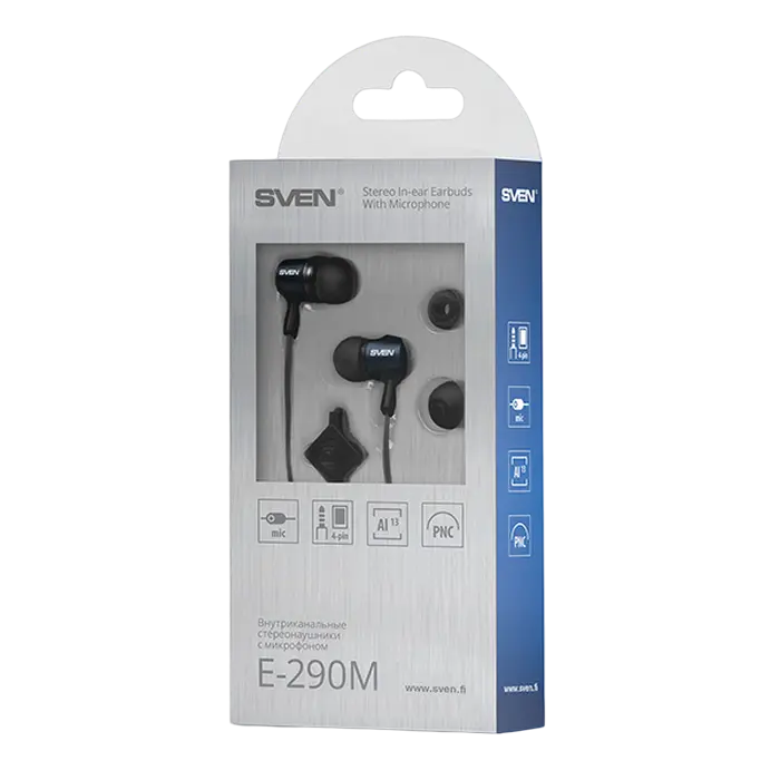 Наушники SVEN E-290M Чёрный
