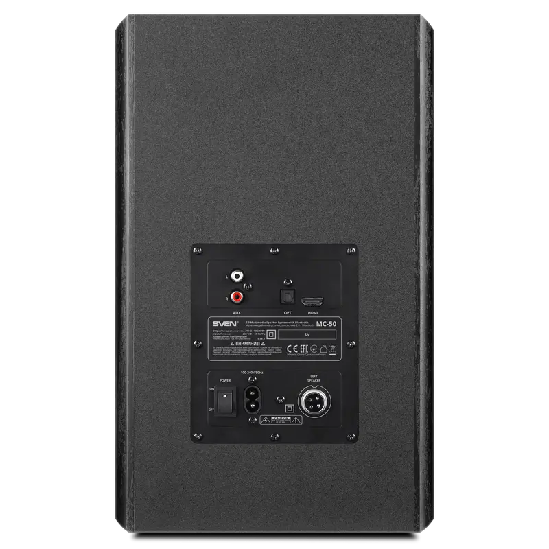 Портативная колонка 2.0 CH SVEN MC-50, Чёрный