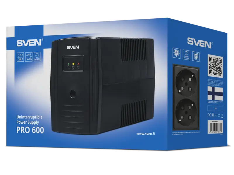 Источник бесперебойного питания SVEN Pro 601 Черный