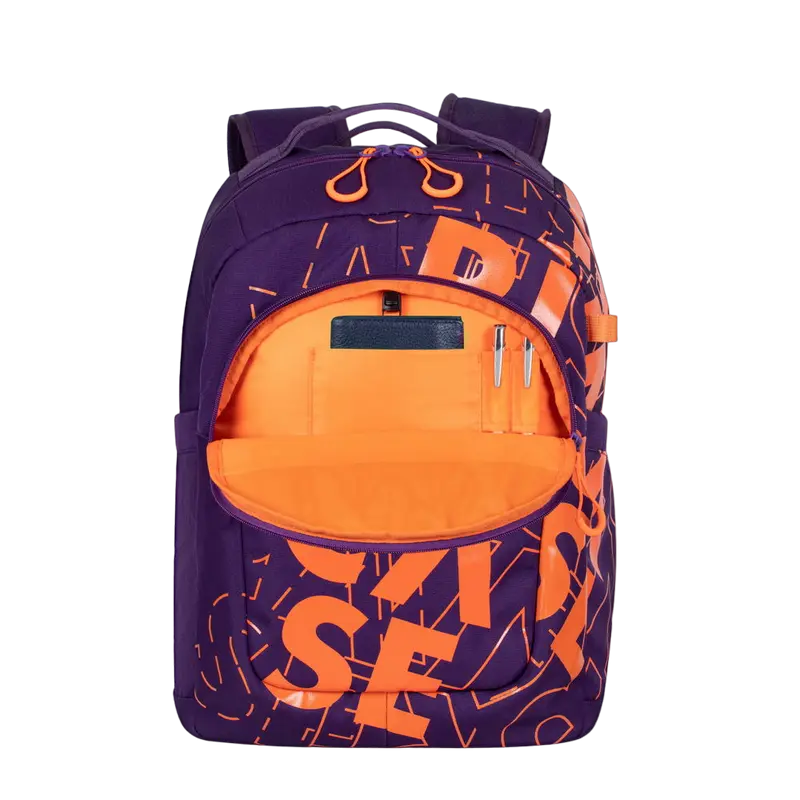 Повседневный рюкзак Rivacase Heide Фиолетовый/Оранжевый