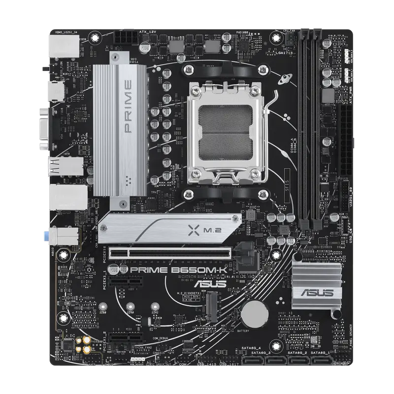 Материнская плата ASUS PRIME B650M-K AM5 Micro-ATX
