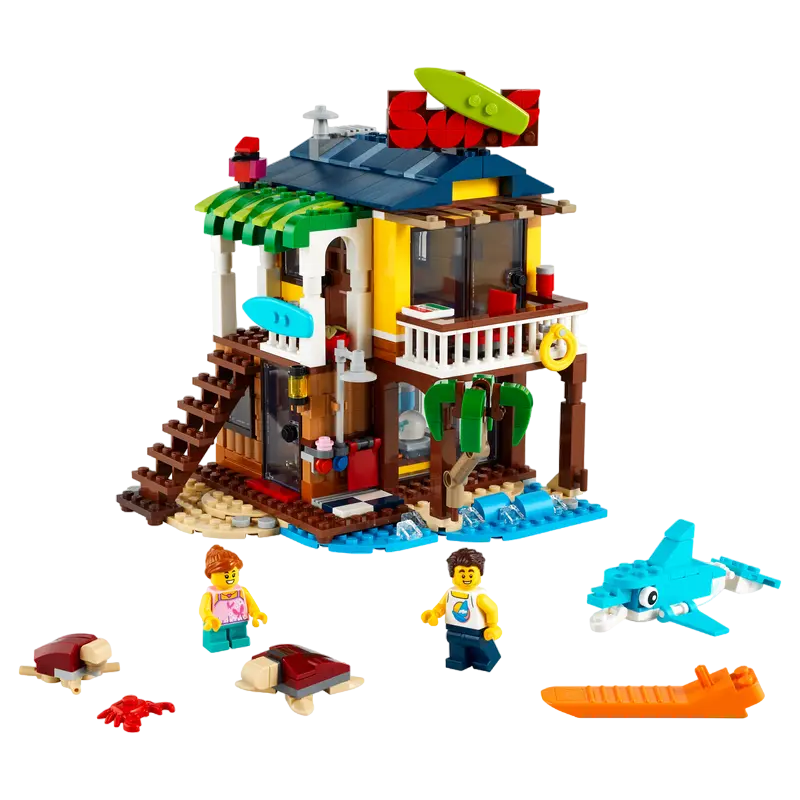 Конструктор LEGO Surfer Beach House Разноцветный