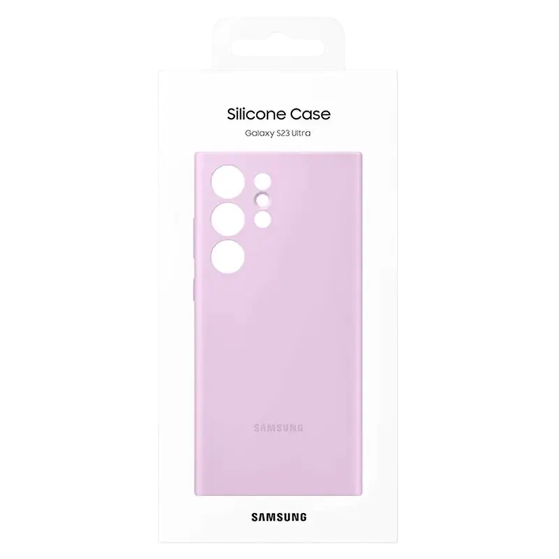 Чехол Samsung Galaxy S23 Ultra Silicone Cover Силиконовый Чехол Фиолетовый