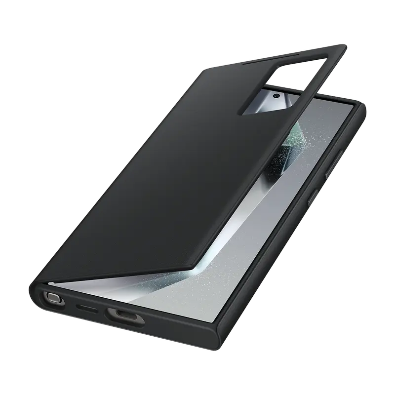 Husă tip carte Samsung Galaxy S24 Ultra Smart View Wallet Smart View Wallet Negru