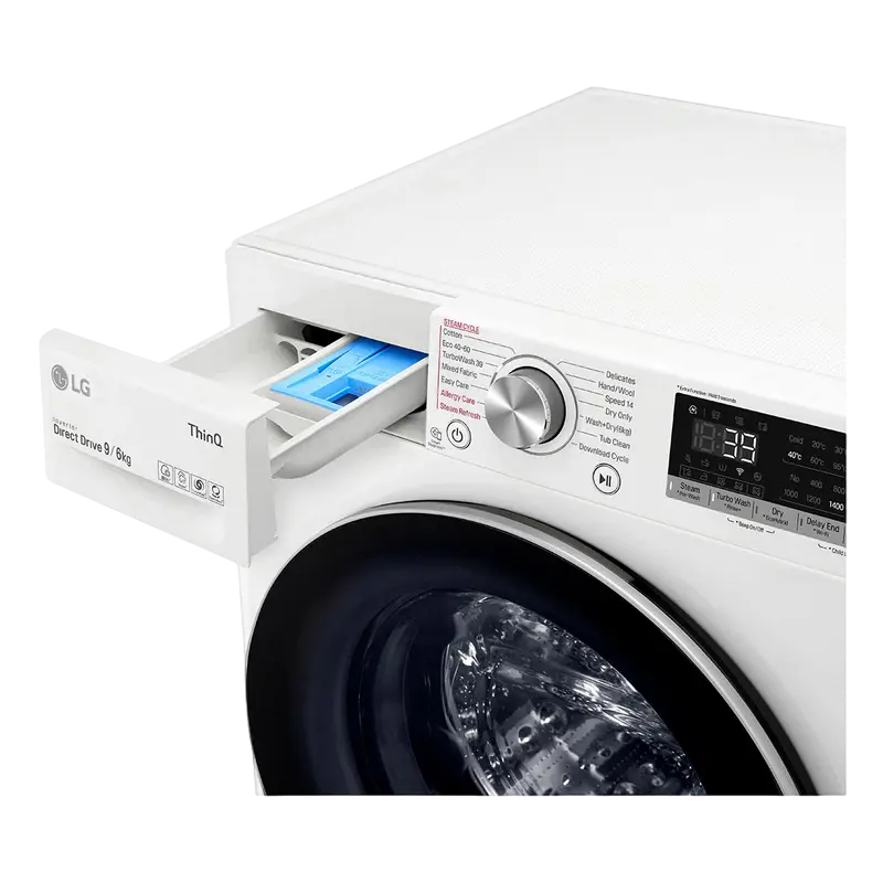Mașină de spălat cu uscător LG F4DV709S1E Alb
