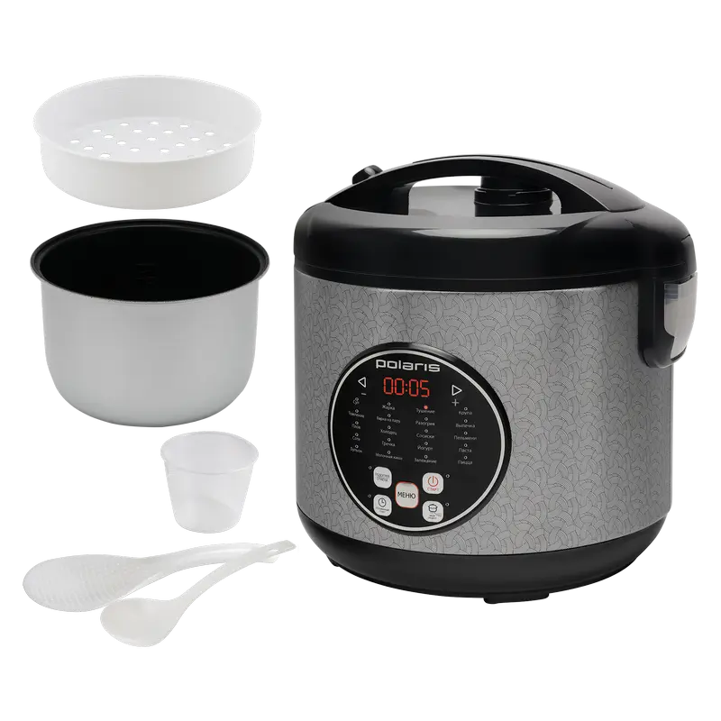 Мультиварка Polaris PMC0365AD Черный/ Нержавеющая Сталь