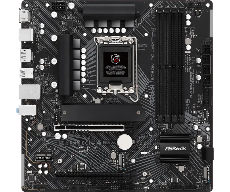 Placă de bază ASRock B760M PG LIGHTNING LGA1700 Micro-ATX