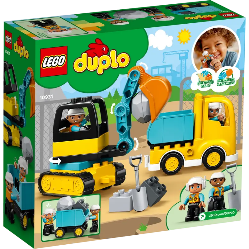 Constructor LEGO Truck & Tracked Excavator Galben