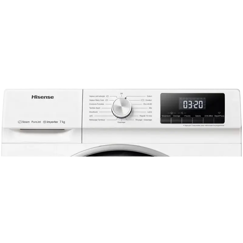 Mașină de spălat Hisense WFQY7014EVJM Alb