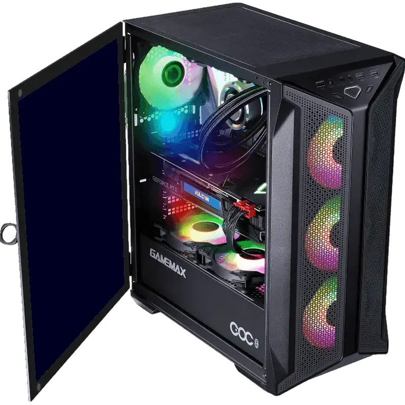 Компьютерный корпус Gamemax BRUFEN C1 Midi-Tower Черный