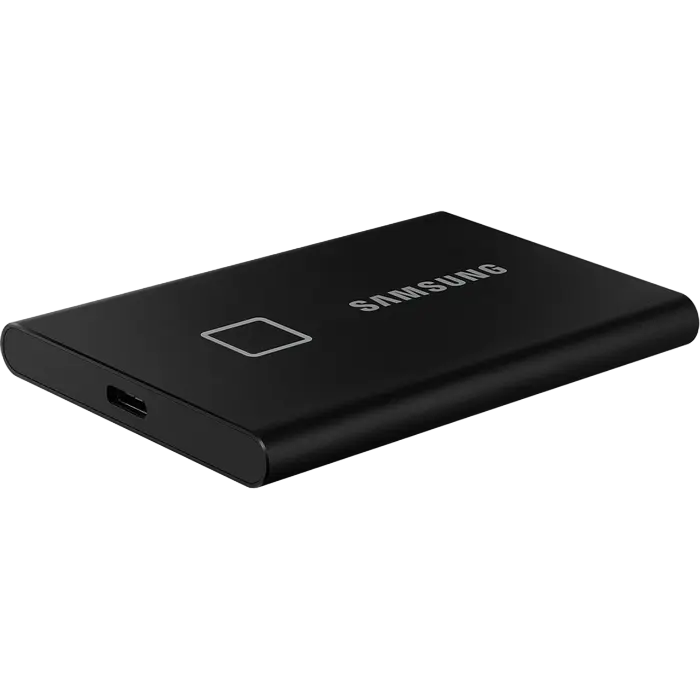 Внешний портативный SSD накопитель Samsung T7 Touch 2 ТБ Чёрный