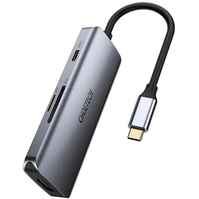 USB-концентратор Choetech HUB-M19 Серый