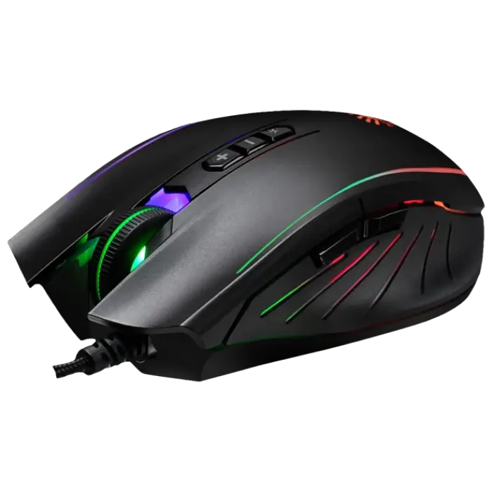 Игровая мышь Bloody Q81 Curve Проводное Чёрный
