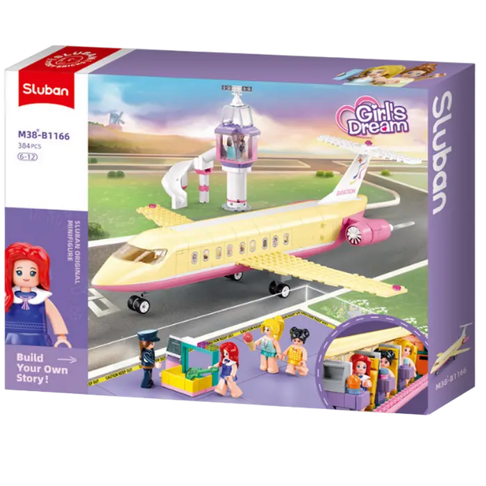 Конструктор Sluban Girls Dream - Airplane