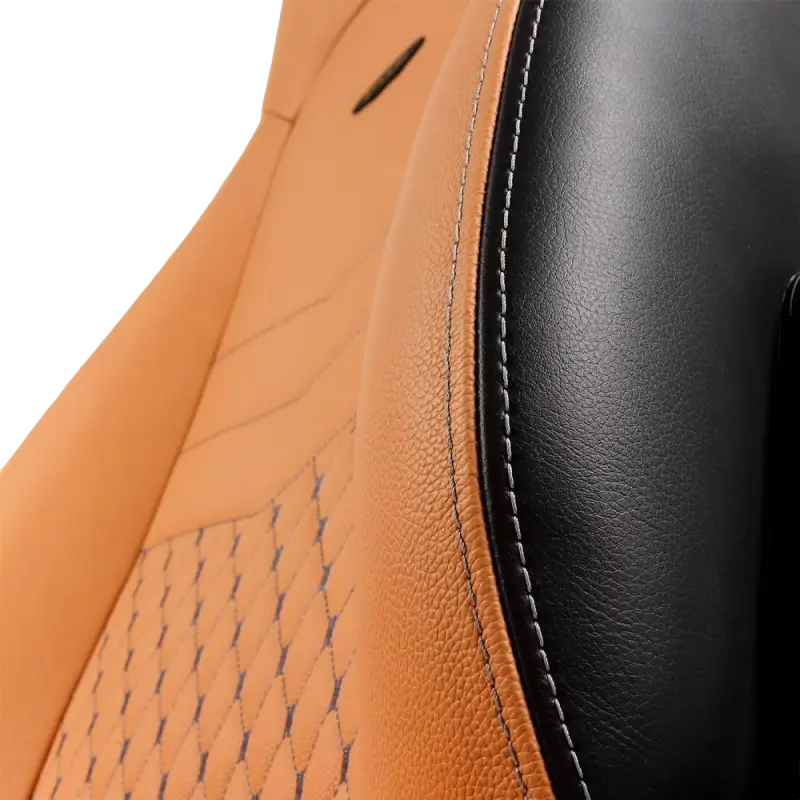 Игровое кресло Noblechairs Icon Натуральная кожа Коньячный/Черный