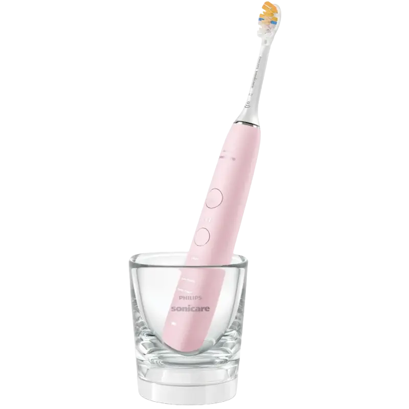 Электрическая звуковая зубная щетка Для взрослых Philips Sonicare DiamondClean 9000 Розовый