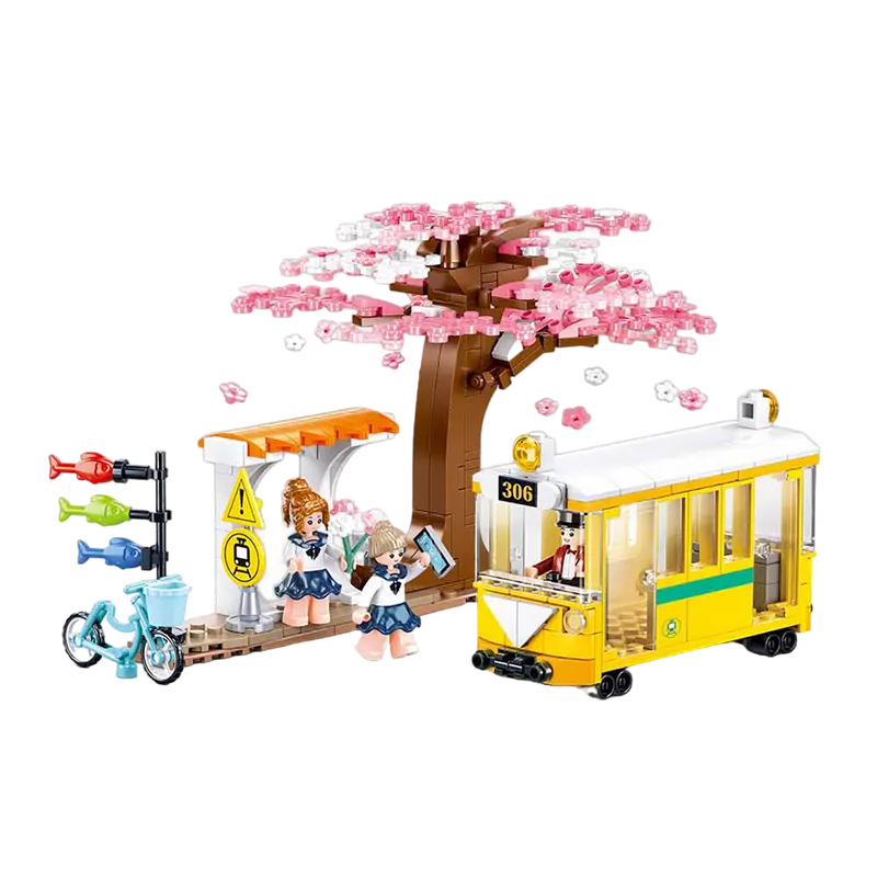 Конструктор Sluban Girls Dream - Tram in The City Center Разноцветный