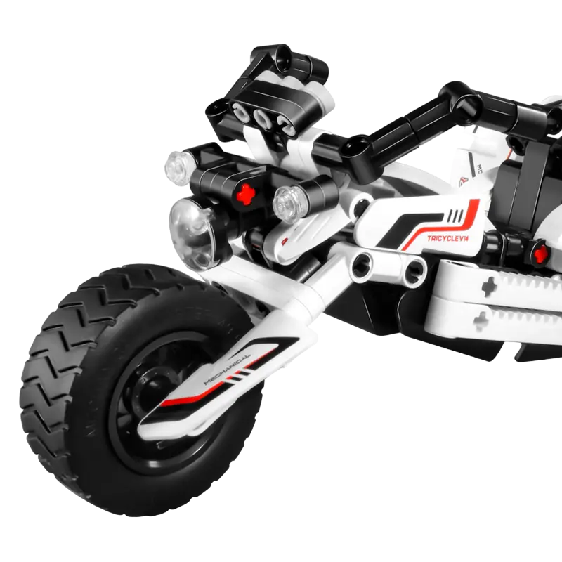 Конструктор iM.Master Pull Back Motorbike Белый