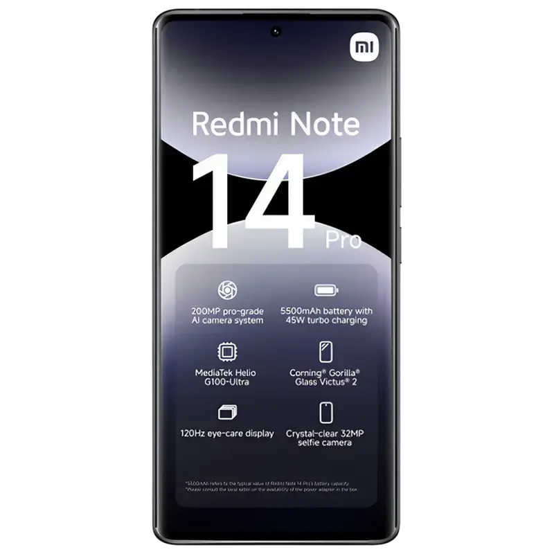 Смартфон Xiaomi Redmi Note 14 Pro, 12 ГБ / 512ГБ