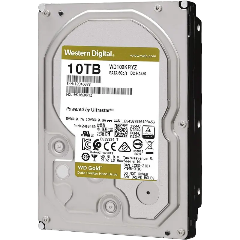 Жесткий диск Western Digital WD Gold WD Gold™ 10 ТБ