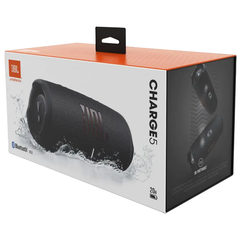 Портативная колонка JBL Charge 5 Чёрный