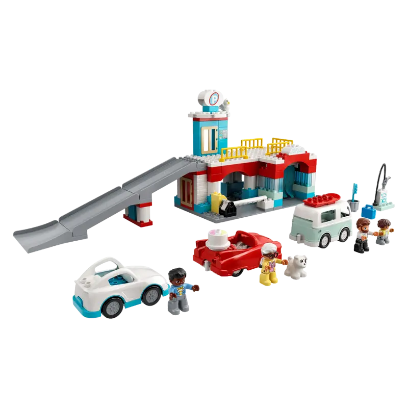 Constructor LEGO Parking Garage and Car Wash Multicolor