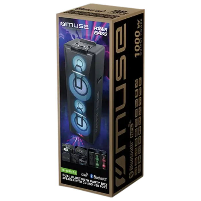 Boxă portabilă MUSE M-1990 DJ Negru