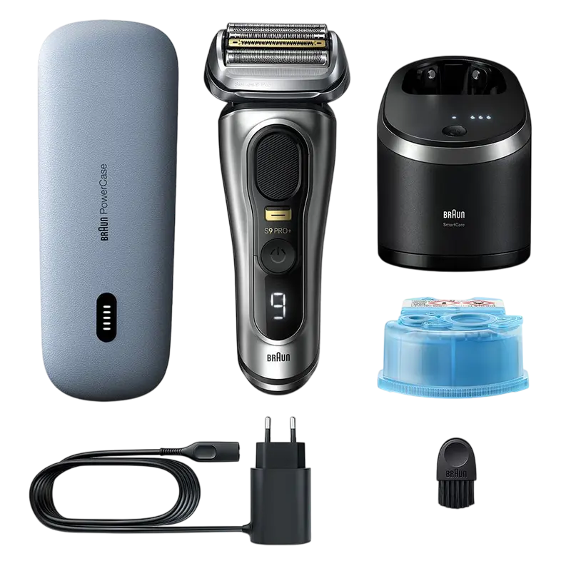 Aparat de ras electric Braun S9 Pro+ 9577cc Argintiu