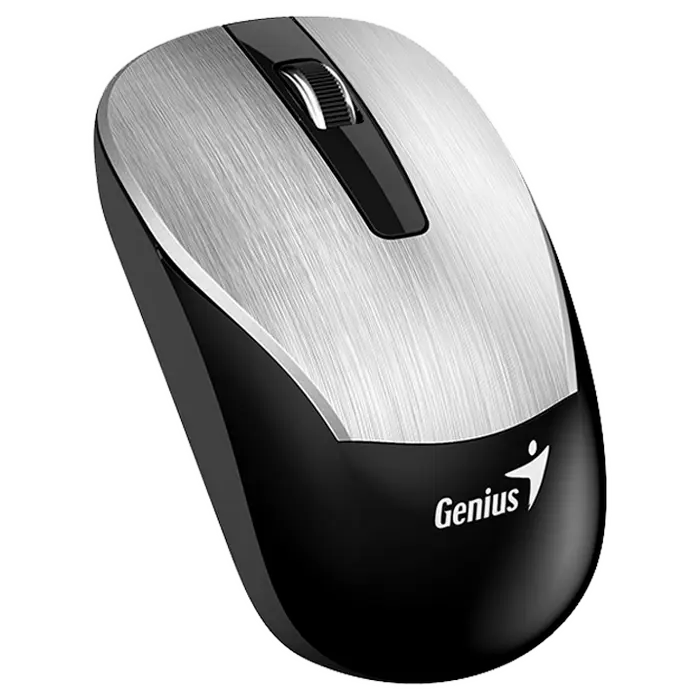 Mouse Wireless Genius ECO-8015 Fără fir Argintiu