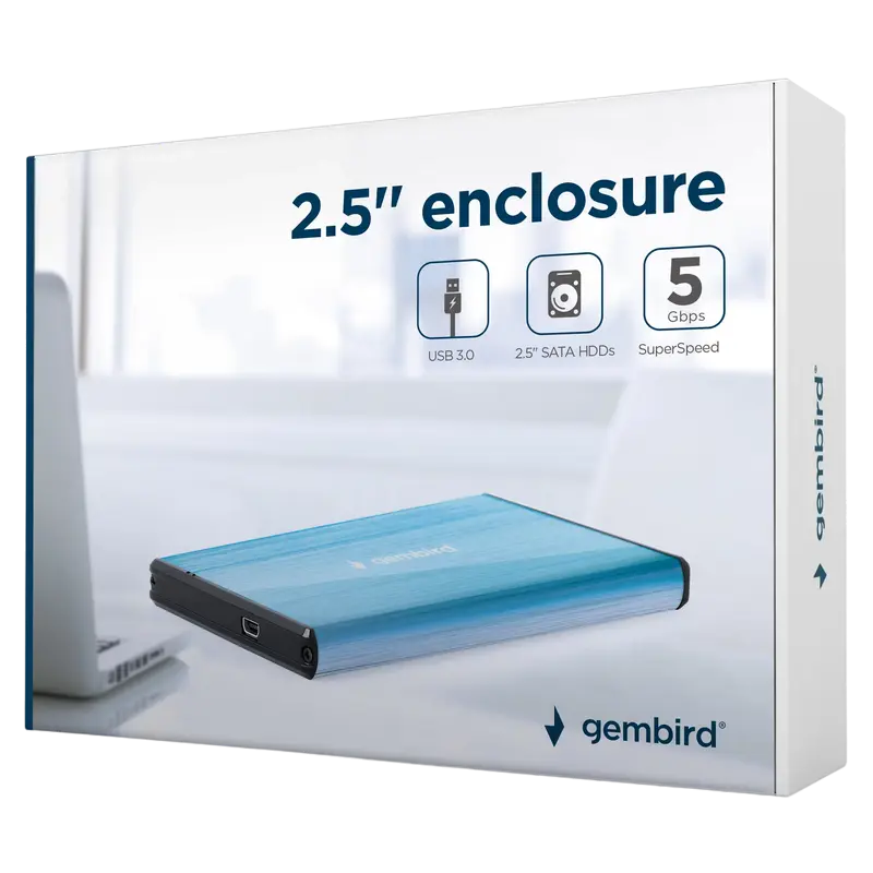 Внешний корпус Gembird EE2-U3S-3-B Синий