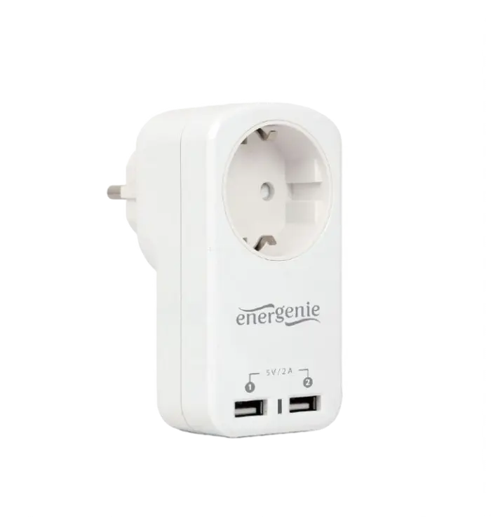 Încărcător Cablexpert EG-ACU2-01-W Alb