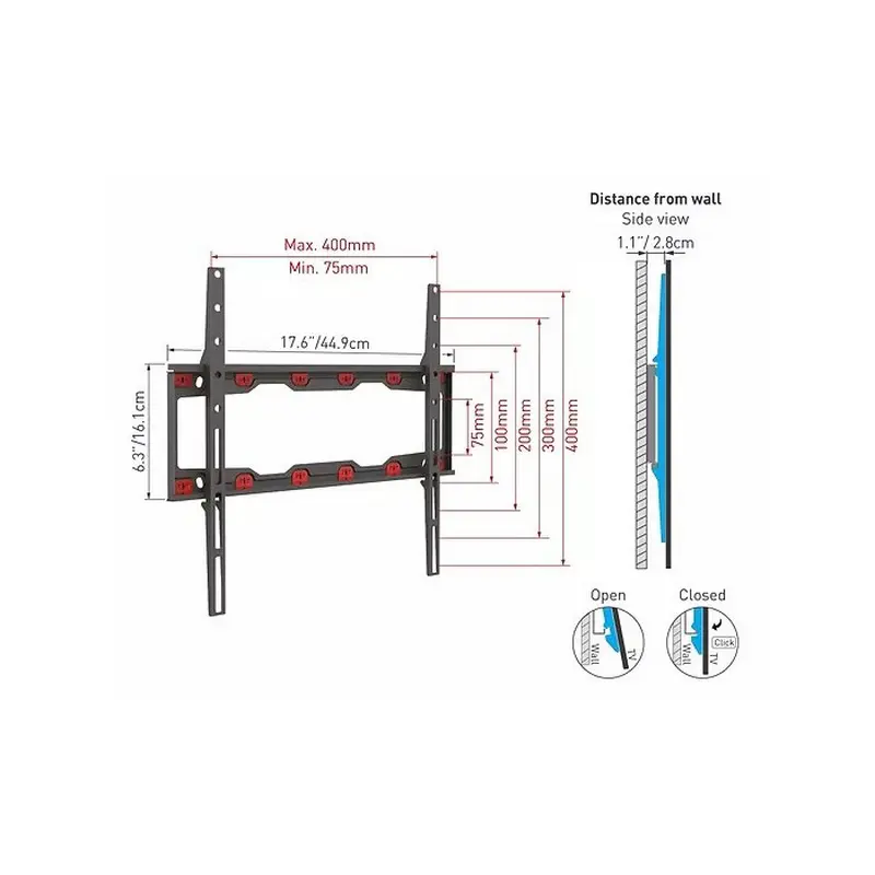 Кронштейн для телевизора BARKAN ND300 Черный